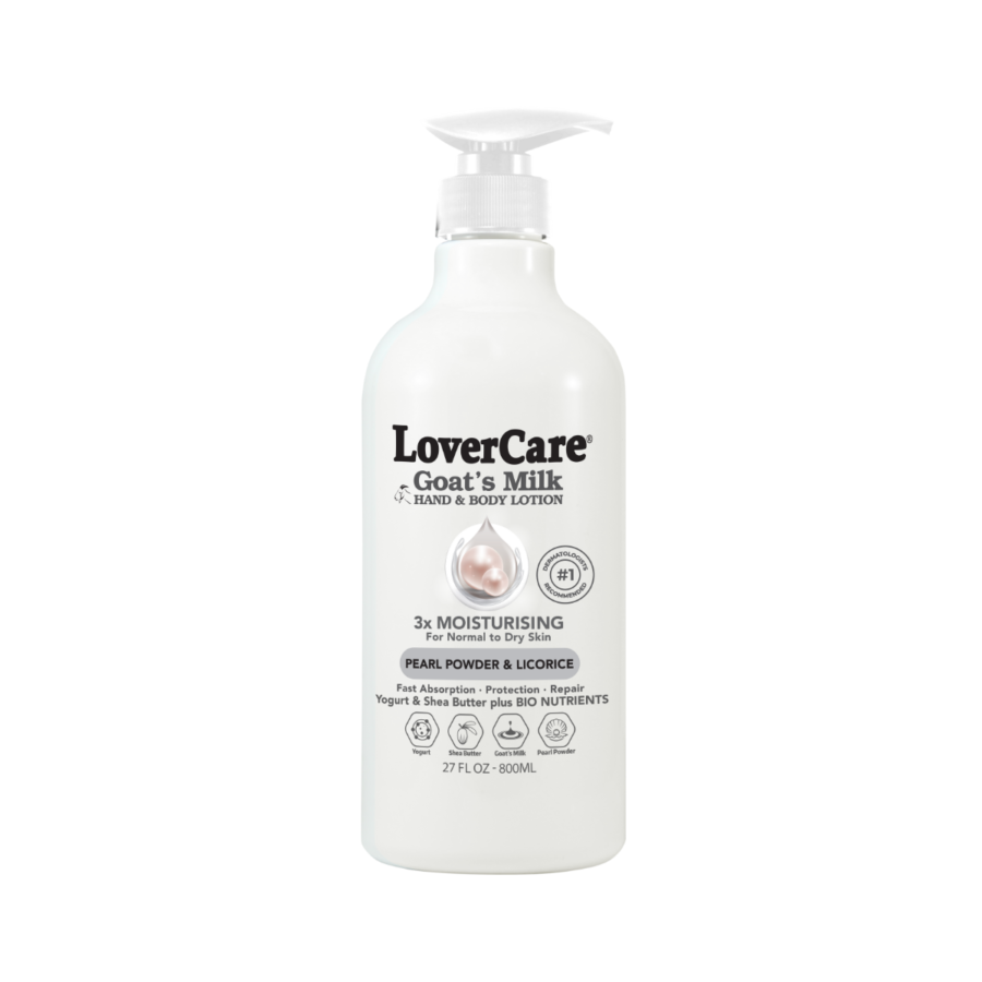 LoverCare Goat's Milk Hand & Body Lotion 6X 800ml Pearl