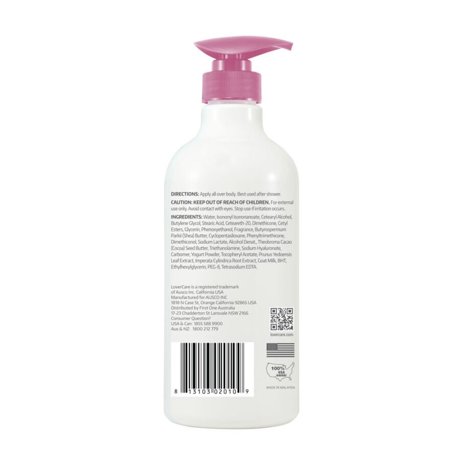 LoverCare Goat's Milk Hand & Body Lotion 6X 800ml Cherry Blossom - Image 3