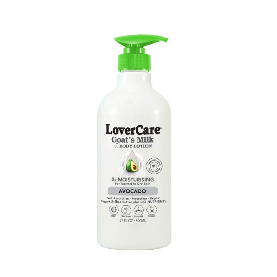 LoverCare Goat's Milk Body Lotion 6X 800ml Avocado