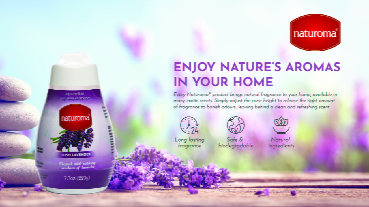 Naturoma Solid Gel Air Freshener Luch Lavender